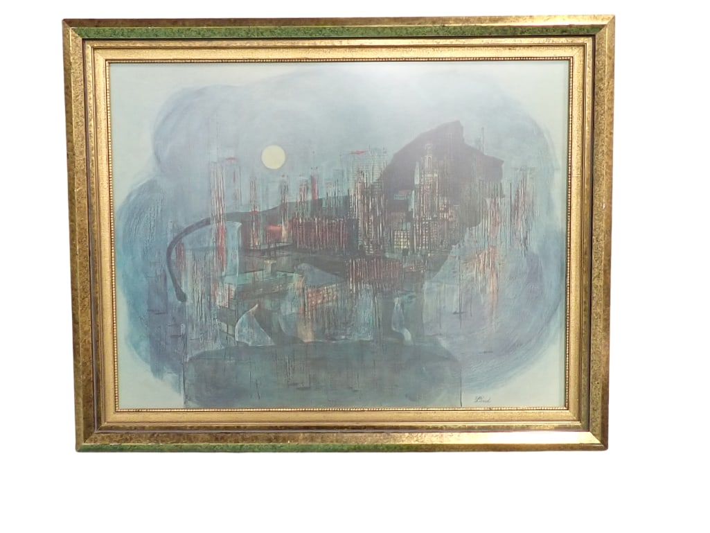 Harvey Jack Lund (American, 1925-2020"; "spirit of the City" Color Lithograph (1 of 8)