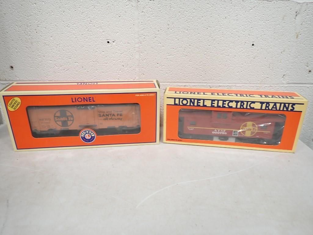 Two O Scale Lionel Trains in Original Boxes including Santa Fe Hot Box Reefer 6-29812 and 6-52102 (1 of 5)