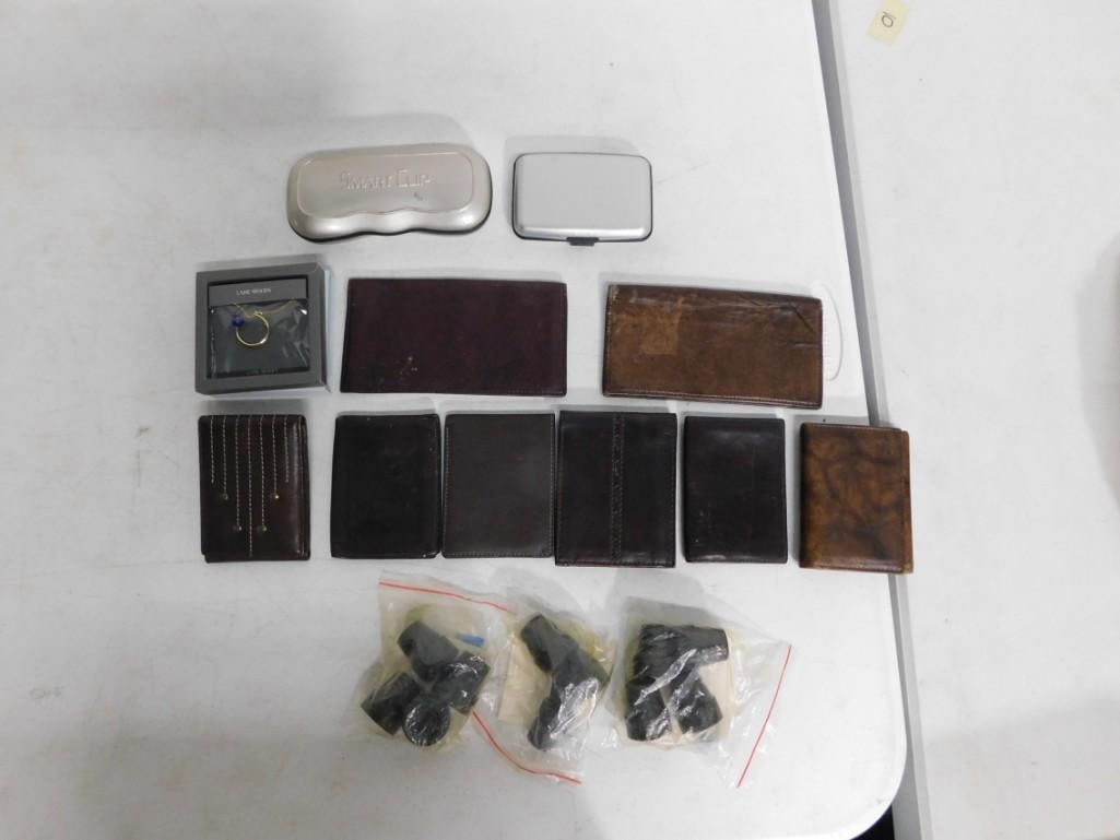 Leather Wallets, Necklace, Cane Tips (1 of 3)