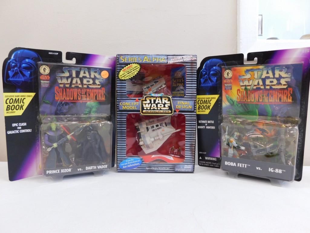 Star Wars Figures and Comic Books incl Prince Xizor vs Darth Vader Figures with Shadows of the Empir (1 of 5)