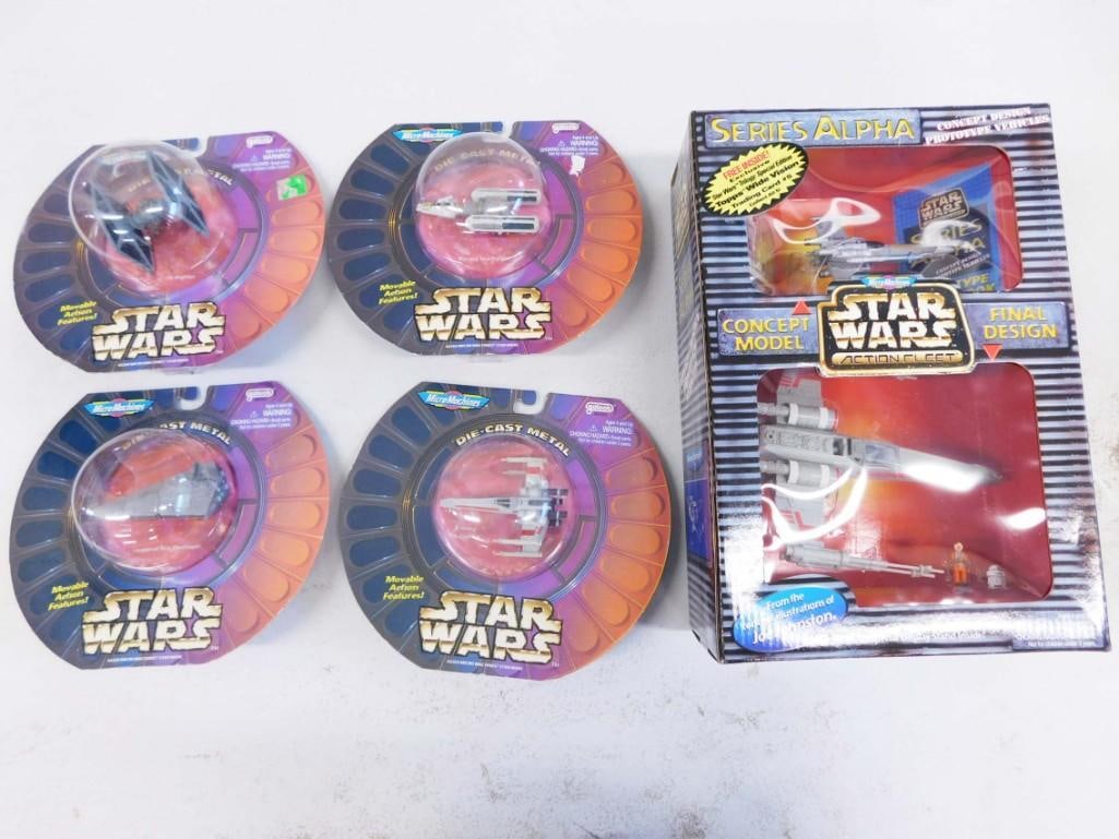 Star Wars Model Vehicles incl Die Cast and Action Fleet All New in Package (1 of 6)