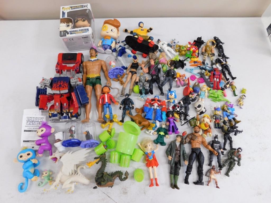 WWE Elite, Terminator, Trash Pack, Transformers, Marvel, Power Rangers, Dragons Figures, Etc Lot (1 of 8)
