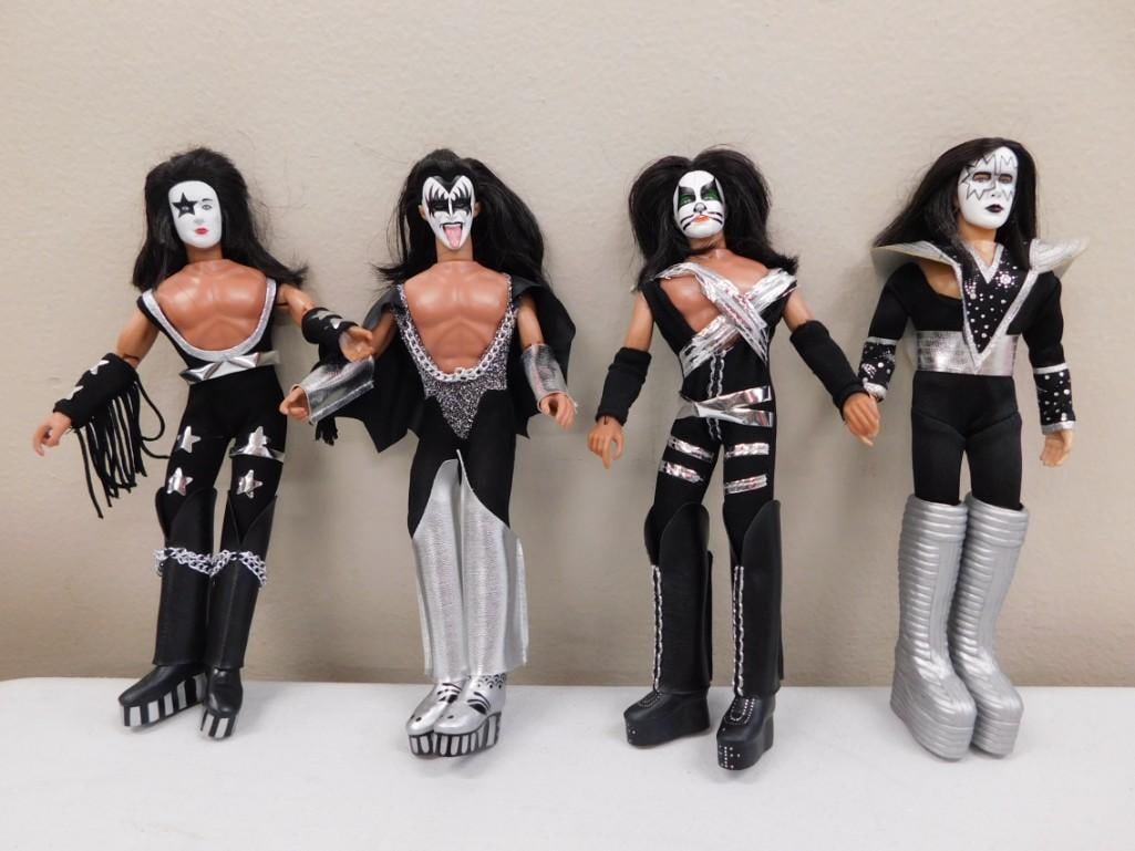 4 Kiss Rock Group 8" Action Figures - Figures Toy Co Lot (1 of 4)