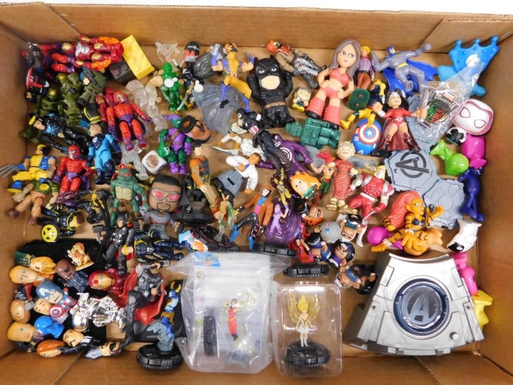 Mini Superheroes Marvel, HeroClix, Star Wars, Etc Action Figures Lot (1 of 5)