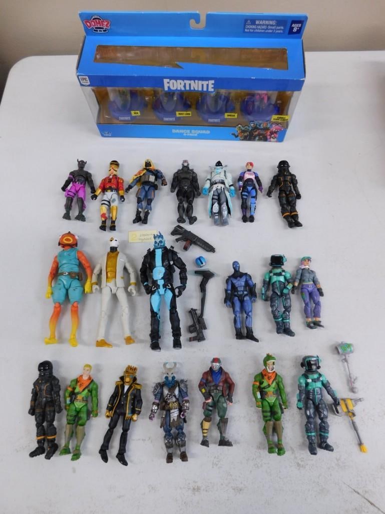 20 Jazware Fortnite Action Figures, Accessories, & Dance Squad 4 Pack NIB Lot (1 of 9)