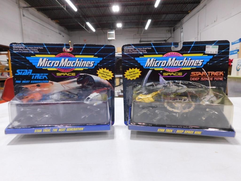 Two new in package Micro Machines Star Trek Play Sets - Next Generation and Deep Space Nine (1 of 7)