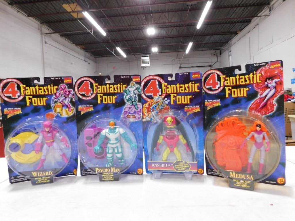Lot of 4 Fantastic Four New in Package Action Figures - Toy Biz (1 of 9)