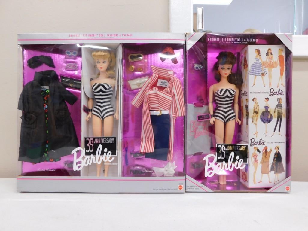 Two New in Package 35th Anniversary Barbie Sets based on the 1959 Barbie (1 of 4)