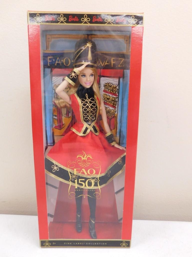 New in Box Barbie FAO Schwarz 150th Anniversary Doll (1 of 5)