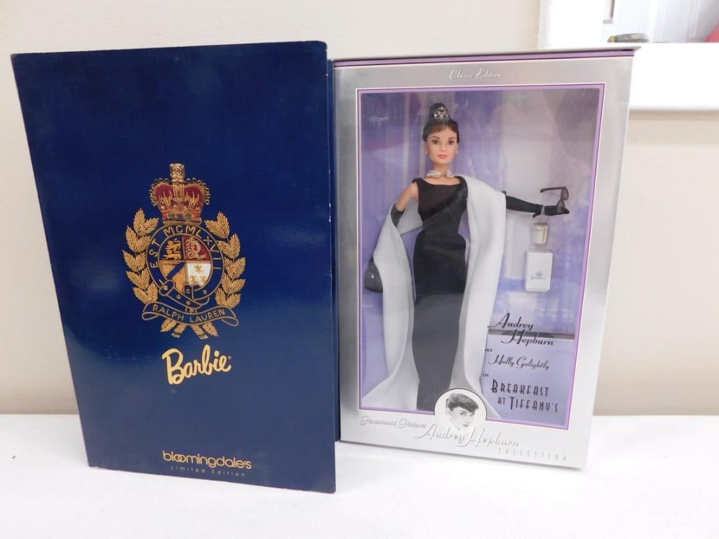 New in Box Bloomingdale's Ralph Lauren Barbie and Audrey Hepburn Breakfast at Tiffany's Barbie Doll (1 of 7)