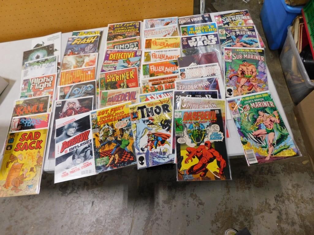 Lot of assorted Comics including some 12 cent - Sad Sack, Shaman's Tears, Thor, Sub-Mariner, The Fla (1 of 10)