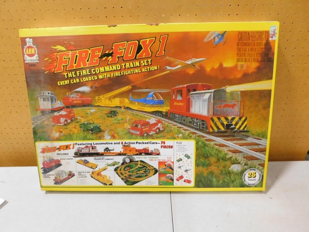 AHM Fire Fox I Fire Command Train Set 10150 New in Sealed Box: A.H.M. Fire Fox I Fire Command Train Set 10150 New in Sealed Box