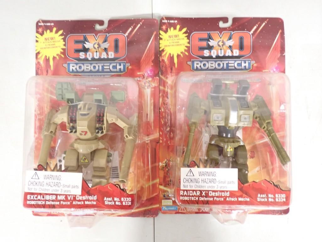 2 EXO Squad Robotech Action Figures New in Package (1 of 6)