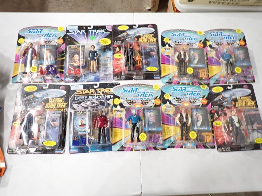 10 New in Package Star Trek Action Figures DS9, TNG, Classic Star Trek, etc. (1 of 13)