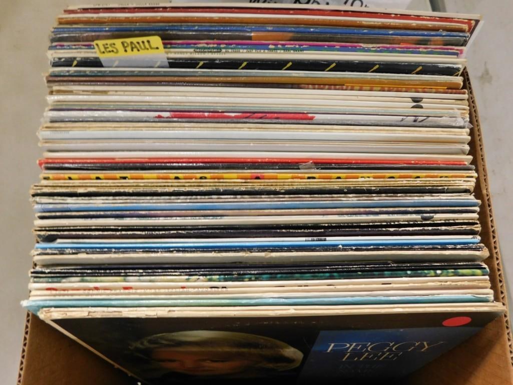 Lot of Vinyl Records 33 RPM LPs incl Peggy Lee, Jim Reeves, Connie Francis, (1 of 15)