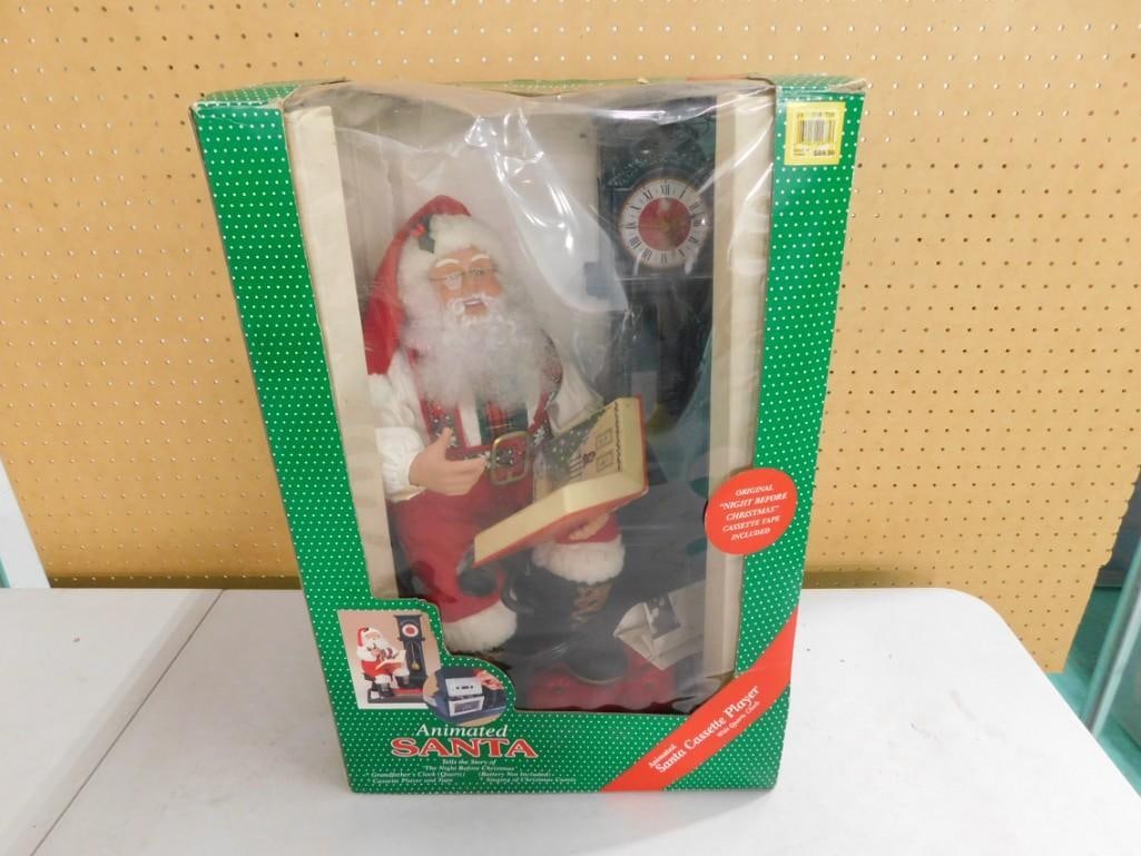 Animated Santa Christmas Decoration New in Box (1 of 8)