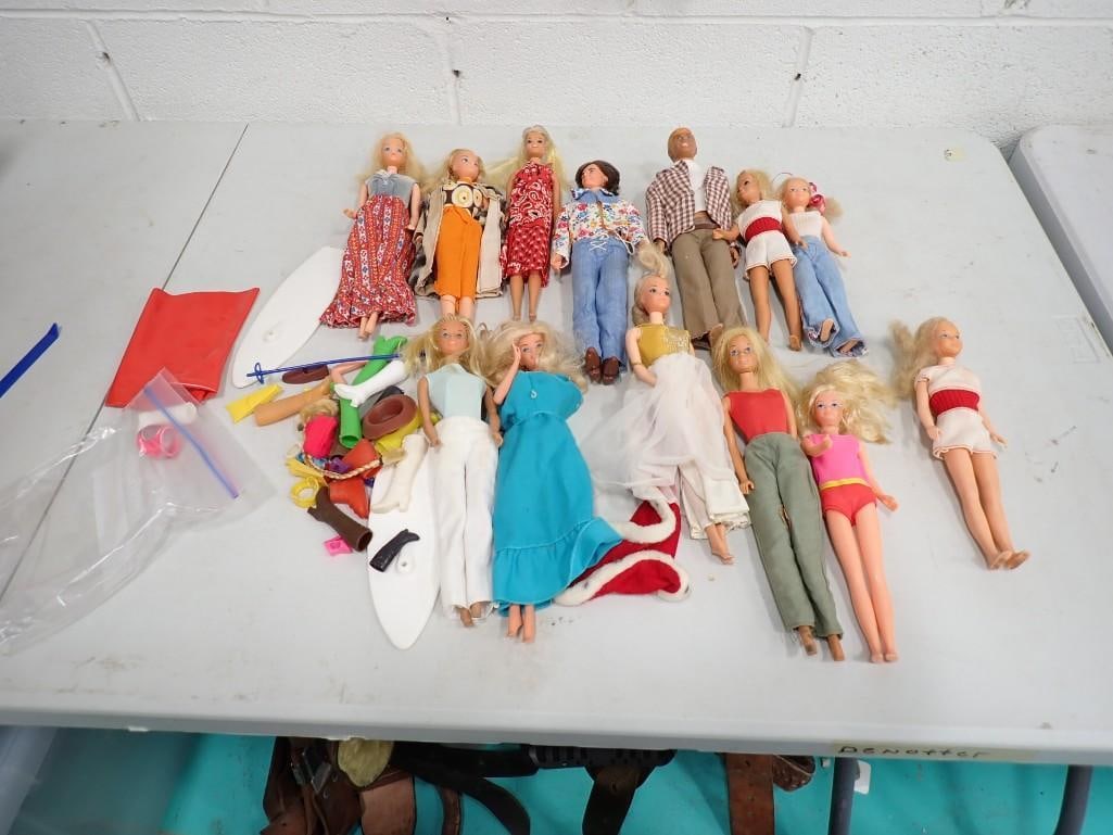 Barbie Dolls, Ken Doll, etc with Clothes and Accessories including 1975 Ballerina Barbie (1 of 7)