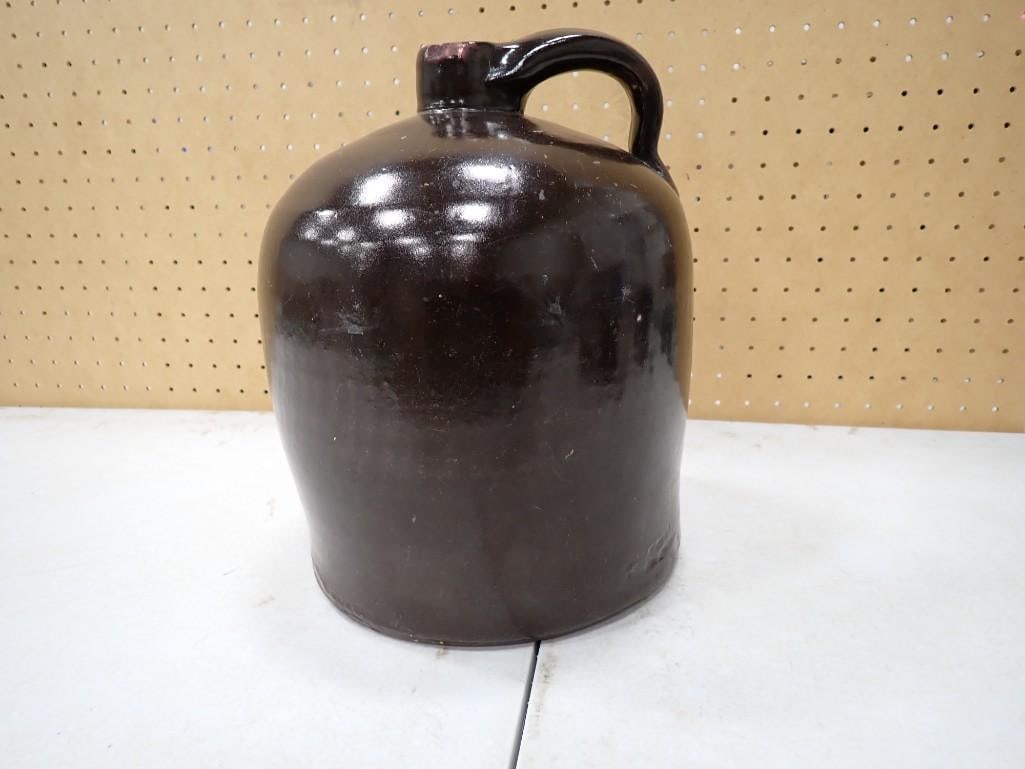 Antique Brown Stoneware Jug (1 of 5)