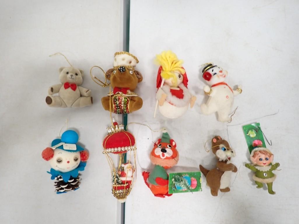 Christmas Ornaments incl Vintage Elf, VintageLion, Vintage Snowman, etc: Christmas Ornaments incl Vintage Elf, VintageLion, Vintage Snowman, etc