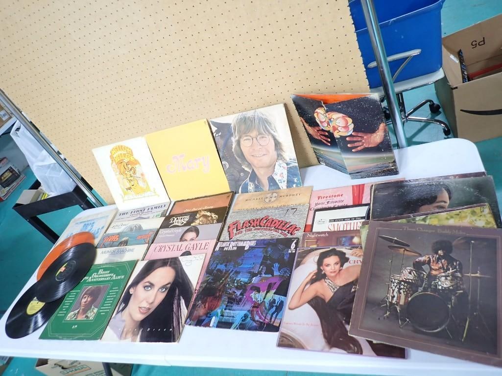 Vinyl Record Lot including Donovan, John Denver, Crystal Gayle, Dottie West, etc (1 of 9)