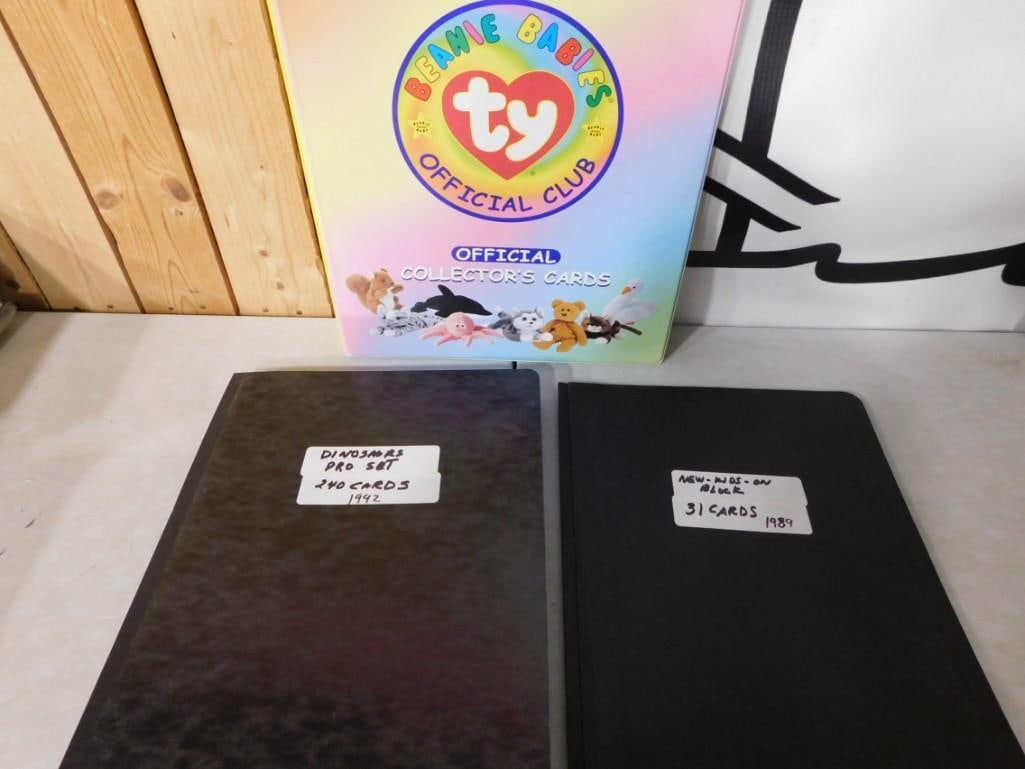 Ty Beanie Babies Collector Cards and Official Club Binder, New Kids on the BLock Cards and Dinosaurs: Ty Beanie Babies Collector Cards and Official Club Binder, New Kids on the BLock Cards and Dinosaurs Pro Set