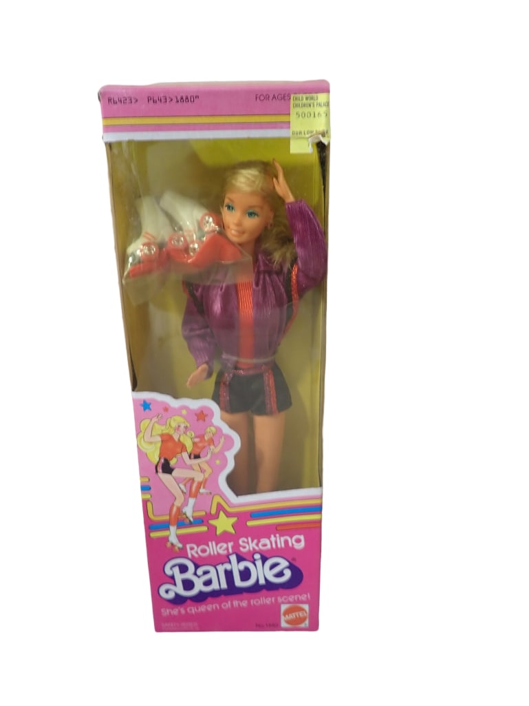 Vtg 1980 Roller Skating Barbie NOS New Old Stock (1 of 5)