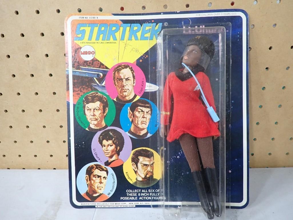 Vtg 1974 Star Trek Lt Uhura 8" Figure in Original Package by Mego (1 of 6)