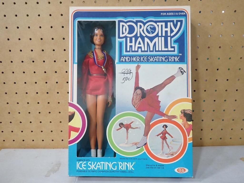 Vtg 1977 Dorothy Hamill and Her Ice Skating Rink Doll by Ideal Toys NOS New Old Stock (1 of 6)