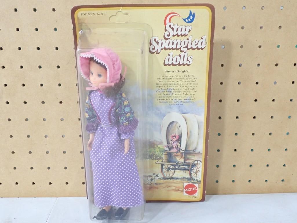 Vtg 1970s Star Spangled Dolls Pioneer Daughter by Mattel NOS New Old Stock: Vintage 1970s Star Spangled Dolls Pioneer Daughter Sara Jane Benson by Mattel NOS New Old Stock