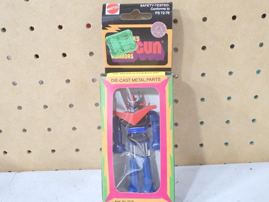 Vtg 1978 Shogun Warriors Mazinga Robot Figure Die Cast Metal Parts Mattel NOS New Old Stock: Vintage 1978 Shogun Warriors Mazinga Robot Figure Die Cast Metal Parts Mattel NOS New Old Stock . Approx 3" tall