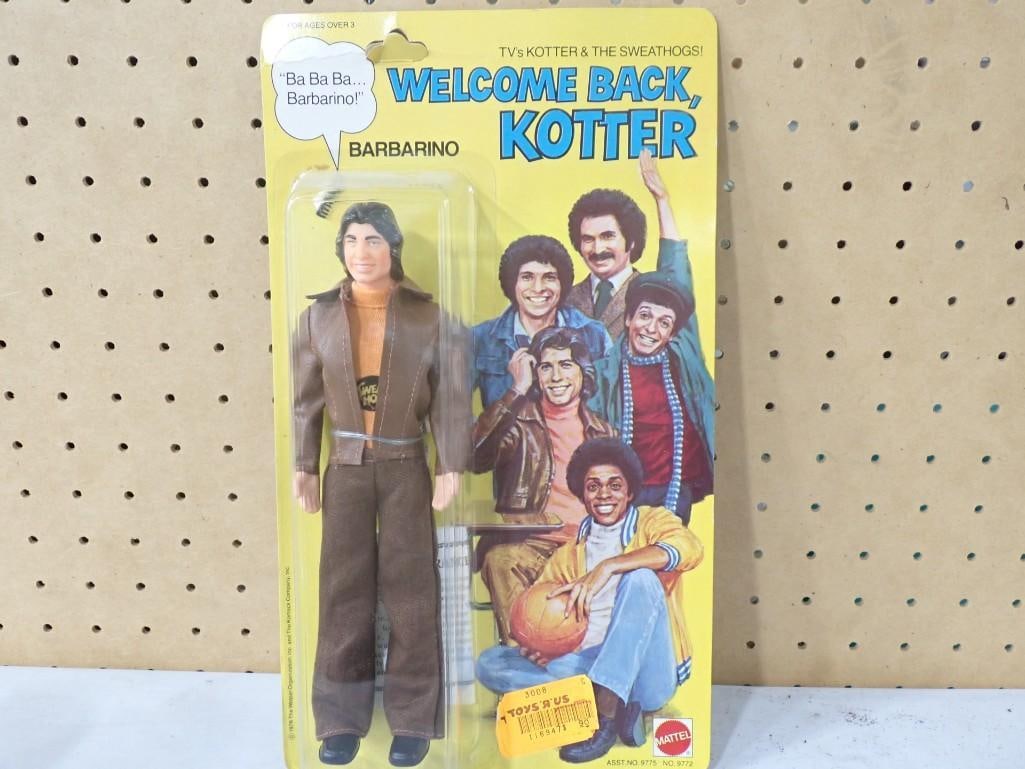 Vtg 1970s Welcome Back Kotter Barbarino 9" Figure Mattel NOS New Old Stock (1 of 6)
