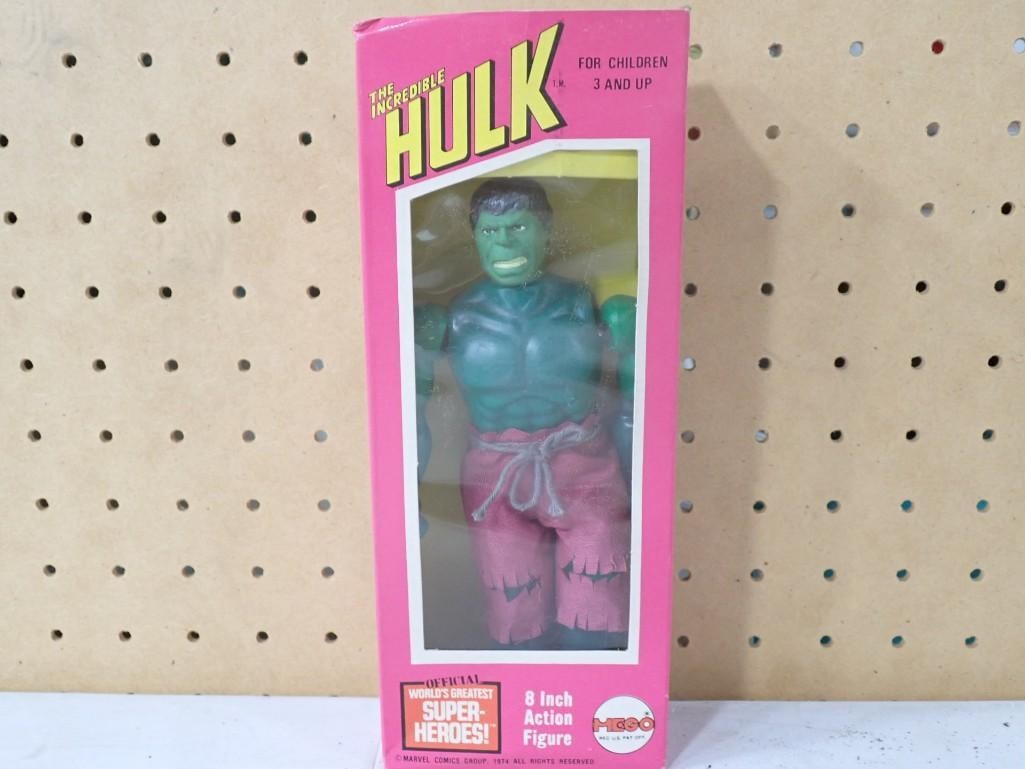 Vtg The Incredible Hulk 8" Action Figure Mego World's Greatest Super Heroes NOS New Old Stock (1 of 8)