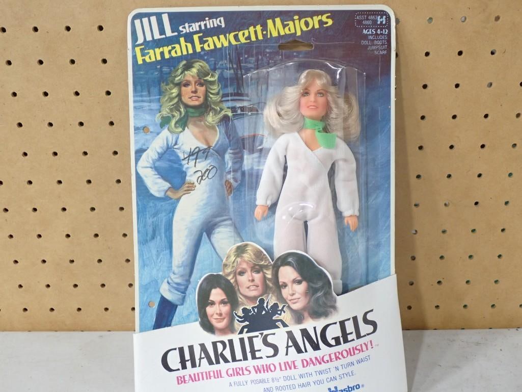 Vtg 1977 Charlie's Angels Farrah Fawcett Majors Jill Doll Hasbro NOS New Old Stock (1 of 6)