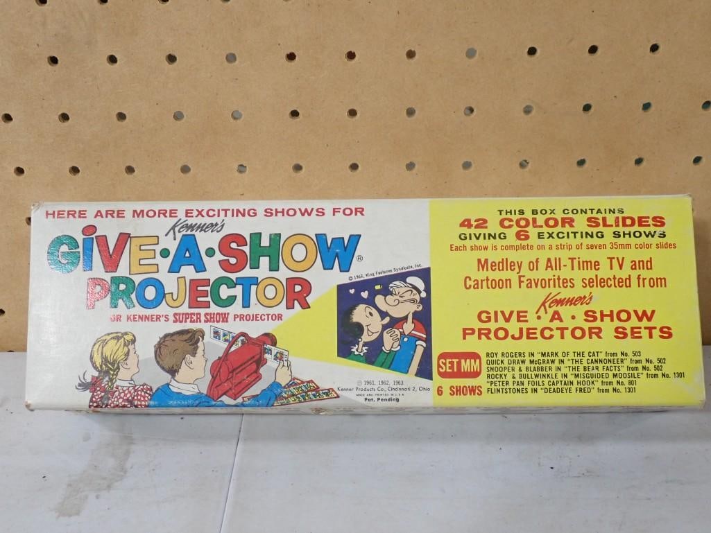 Vintage Set of Give a Show Projector Slides in Original Box (1 of 9)