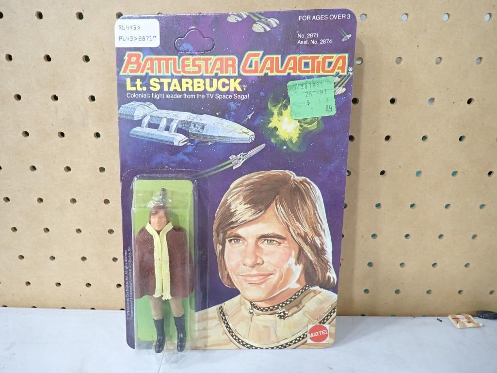 Vtg 1978 Battlestar Galactica Lt. Starbuck Action Figure NOS New Old Stock by Mattel (1 of 6)