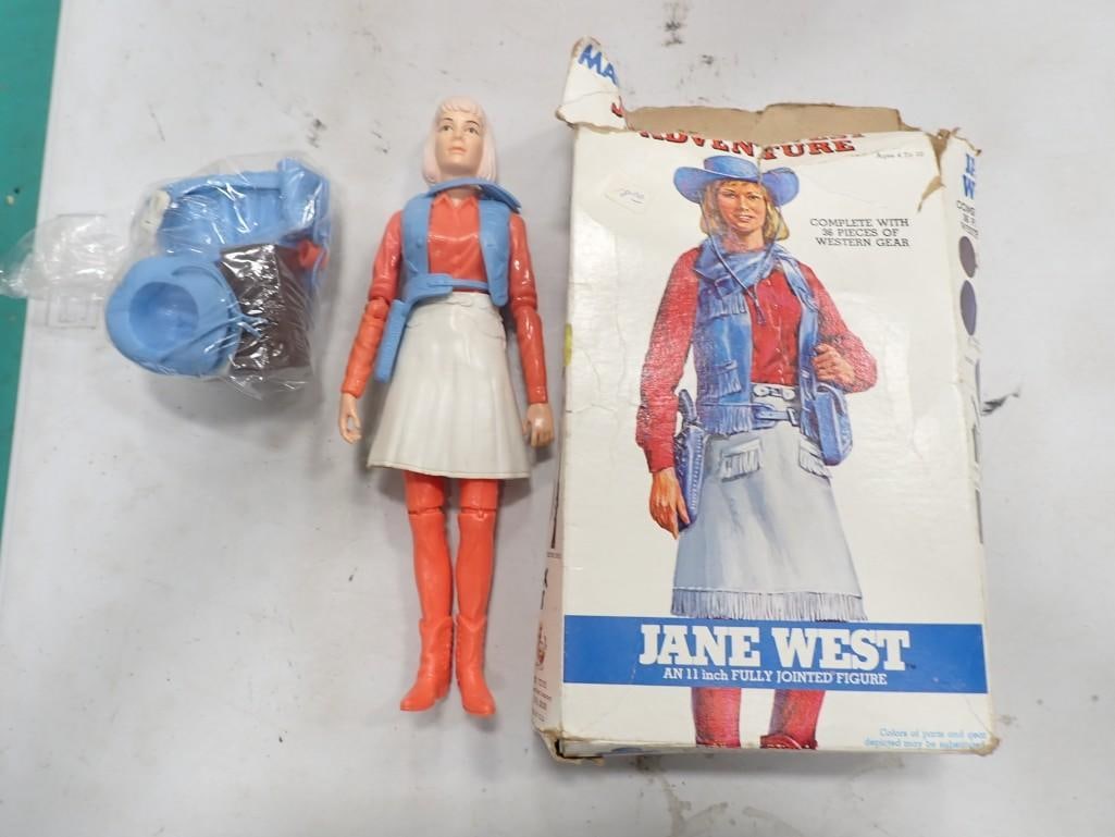 Vtg Johnny West Adventure Jane West Figure or Doll by Marx Toys With Original Box (1 of 5)
