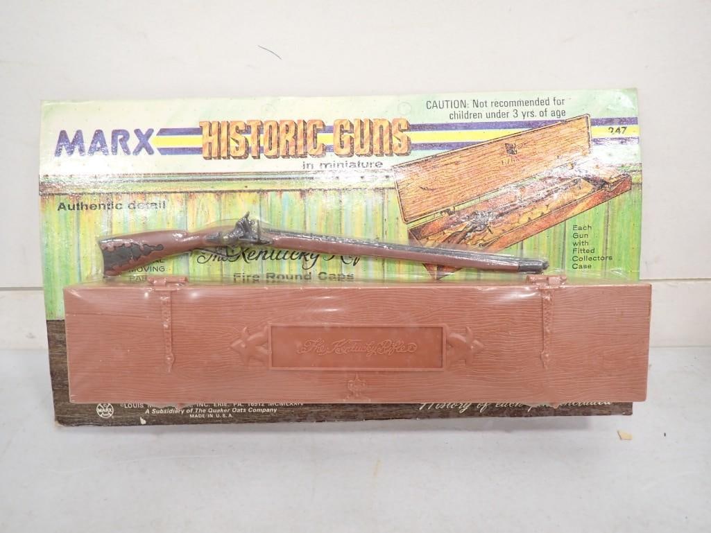 Vintage Marx Historic Guns in Miniature The Kentucky Rifle Toy NOS New Old Stock: Vintage Marx Historic Guns in Miniature The Kentucky Rifle Toy NOS New Old Stock