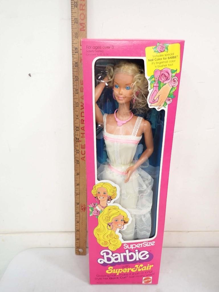 Vtg 1978 Supersize Barbie Super Hair 19" Doll NOS New Old Stock Mattel: Vintage 1978 Supersize Barbie Super Hair 19" Doll NOS New Old Stock Mattel