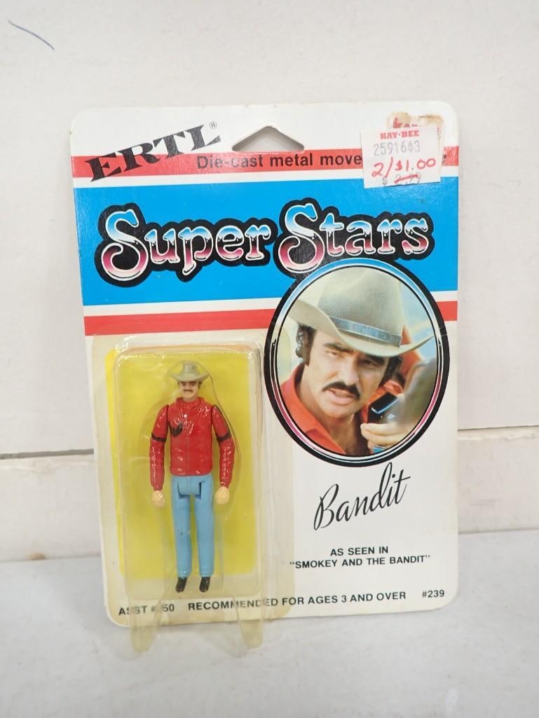 Vintage Ertl Super Stars Smokey and the Bandit Burt Reynolds Figure NOS New Old Stock: Vintage Ertl Super Stars Smokey and the Bandit Burt Reynolds Action Figure NOS New Old Stock