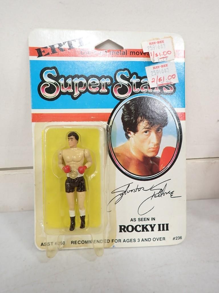 Vintage Ertl Super Spars Sylvestor Stallone Rocky III Action Figure NOS New Old Stock: Vintage Ertl Super Spars Sylvestor Stallone Rocky III Action Figure NOS New Old Stock