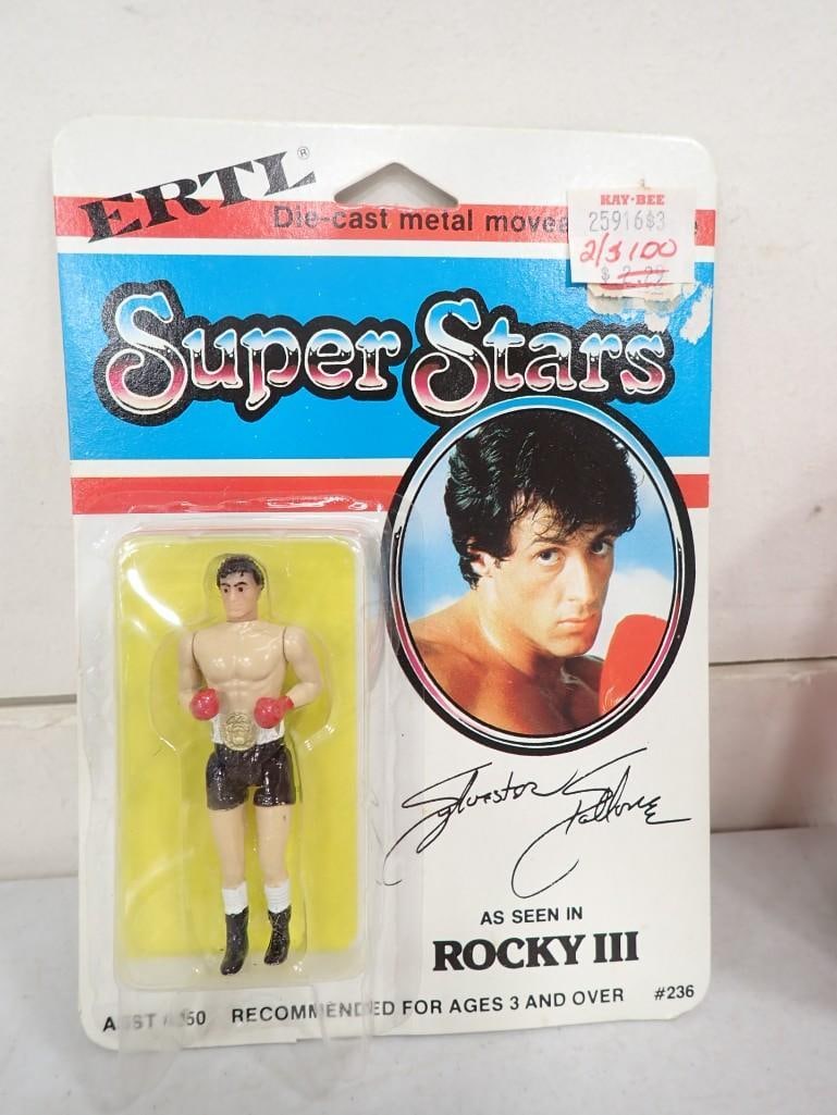 Vintage Ertl Super Spars Sylvestor Stallone Rocky III Action Figure NOS New Old Stock: Vintage Ertl Super Spars Sylvestor Stallone Rocky III Action Figure NOS New Old Stock