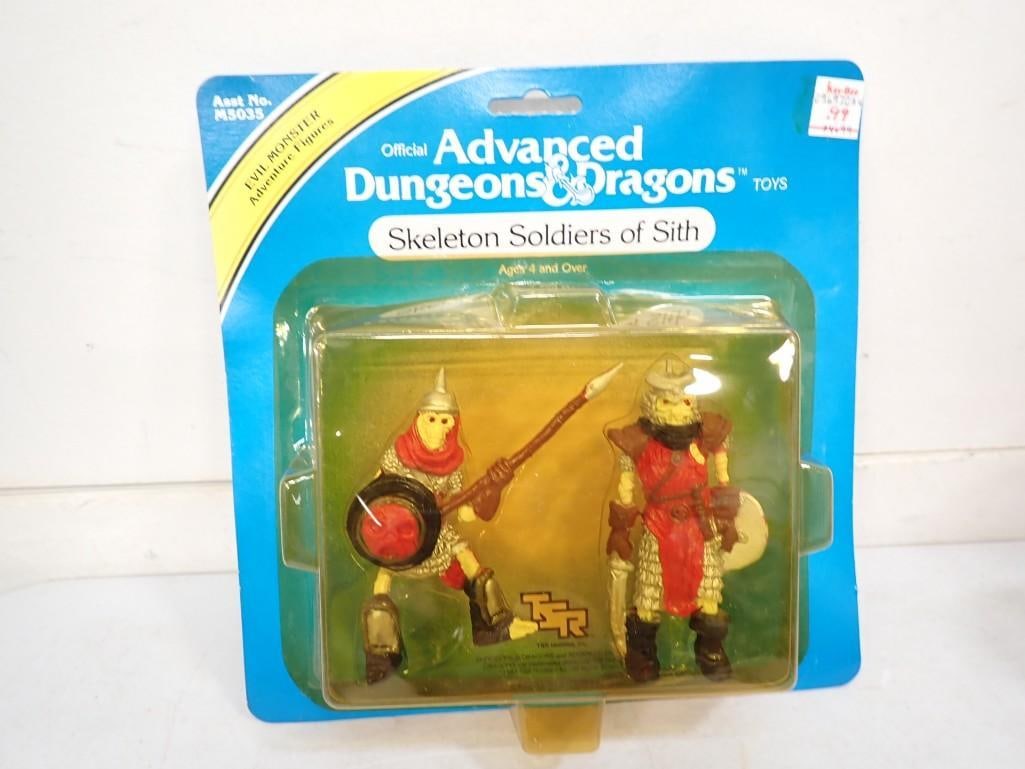 Vintage LJN Official Advanced Dungeons & Dragons Skeleton Soldiers of Sith Figures NOS New Old Stock (1 of 7)