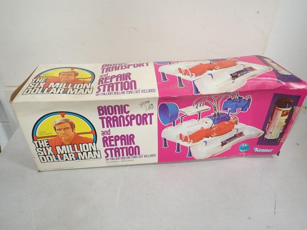 Vtg 1975 The Six Million Dollar Man Bionic Transport and Repair Station by Kenner in Original Box (1 of 6)