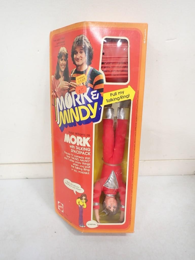 Vtg 1979 Mork & Mindy Mork Doll with Talking Spacepack by Mattel NOS New Old Stock (1 of 5)