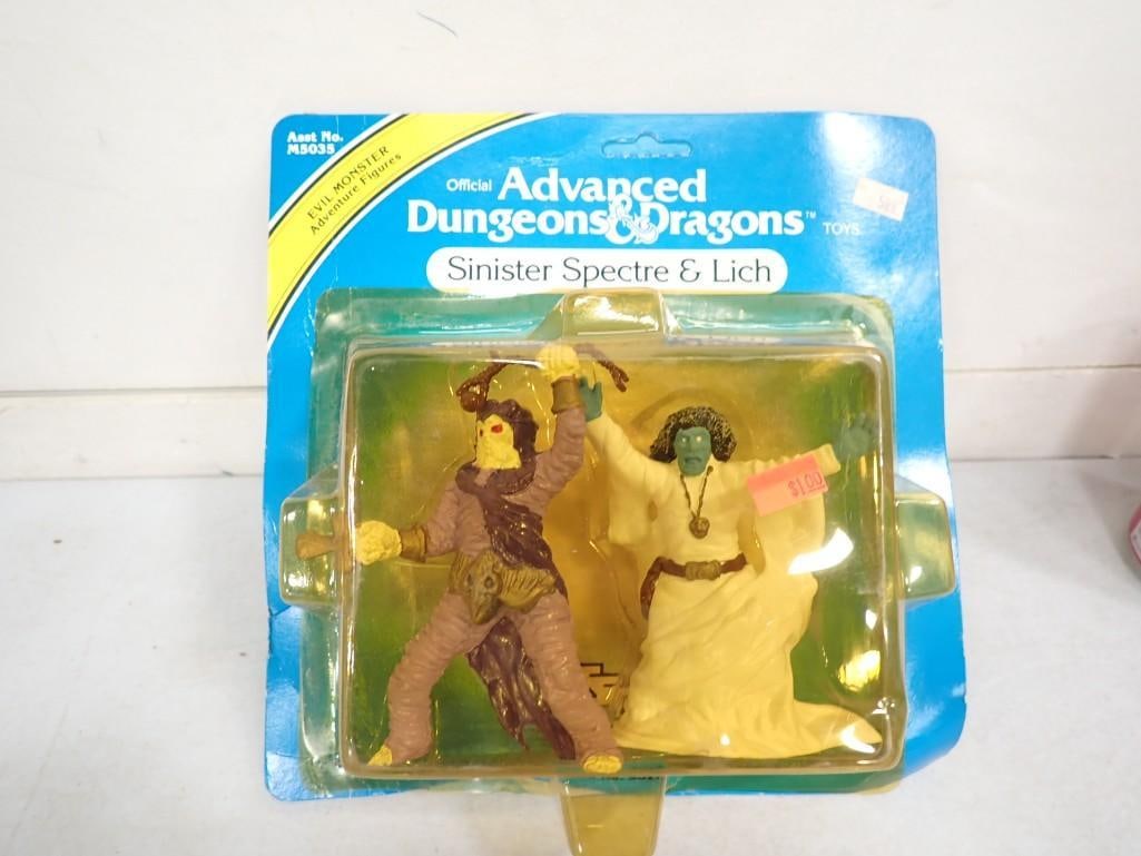 Vtg LJN Official Advanced Dungeons & Dragons Sinister Spectre & Lich Figure NOS New Old Stock (1 of 7)