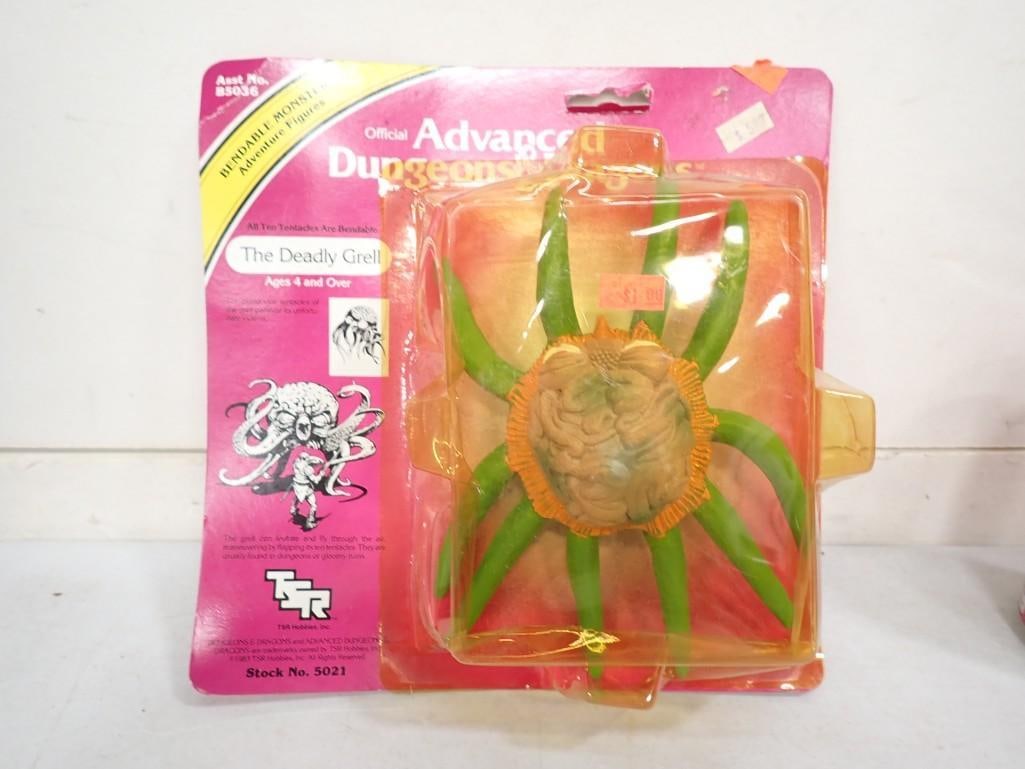 Vtg LJN Official Advanced Dungeons & Dragons The Deadly Grell Figure NOS New Old Stock (1 of 6)