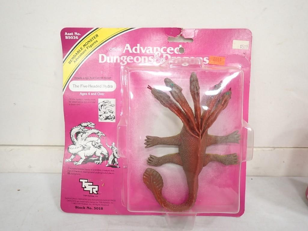 Vintage LJN Official Advanced Dungeons & Dragons The Five headed Hydra Figure NOS New Old Stock (1 of 7)