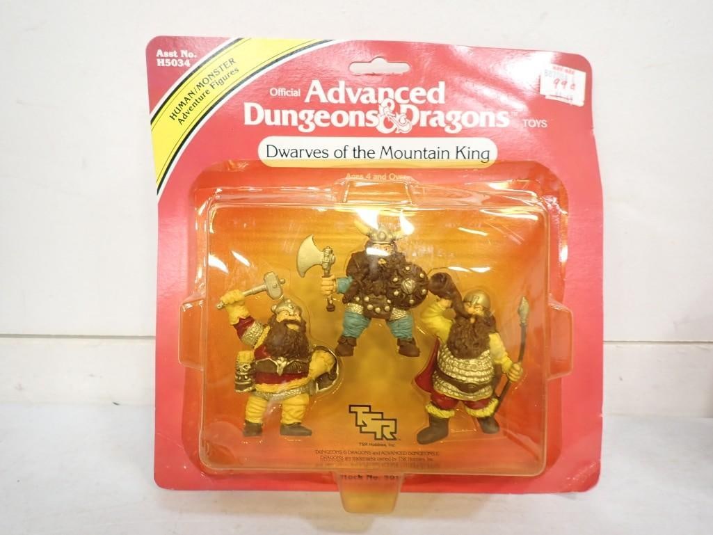 Vtg LJN Official Advanced Dungeons & Dragons Dwarves of the Mountain King Figure NOS New Old Stock (1 of 7)