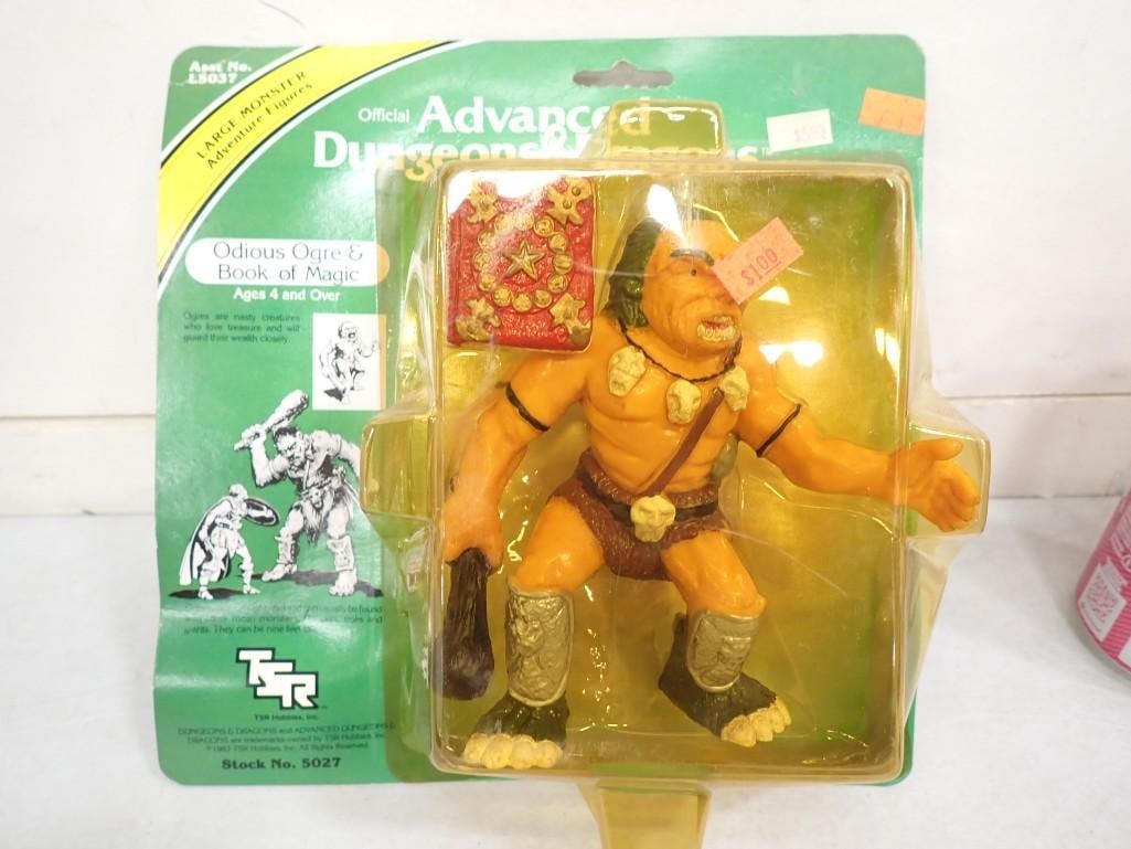 Vtg LJN Official Advanced Dungeons & Dragons Odious Ogre & Book of Magic Figure NOS New Old Stock (1 of 7)