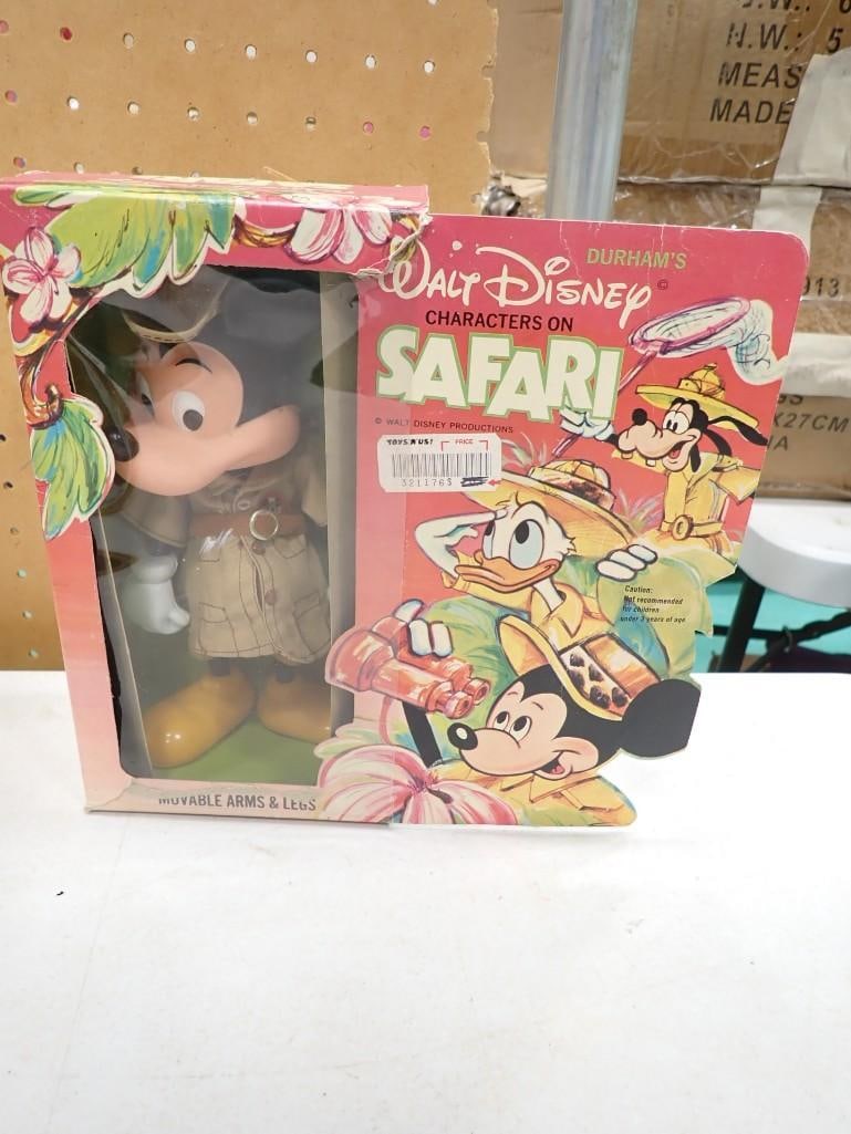 Vintage Durham's Walt Disney Characters on Safari Mickey Mouse Doll with Moveable Arms and Legs NOS (1 of 7)
